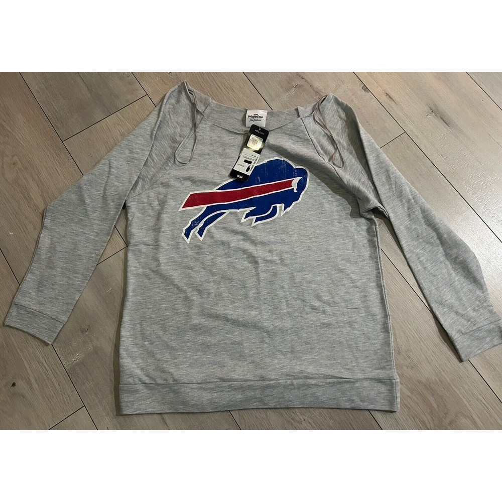 Buffalo Bills Majestic NFL Team Apparel Women Sweatshirt Size S
